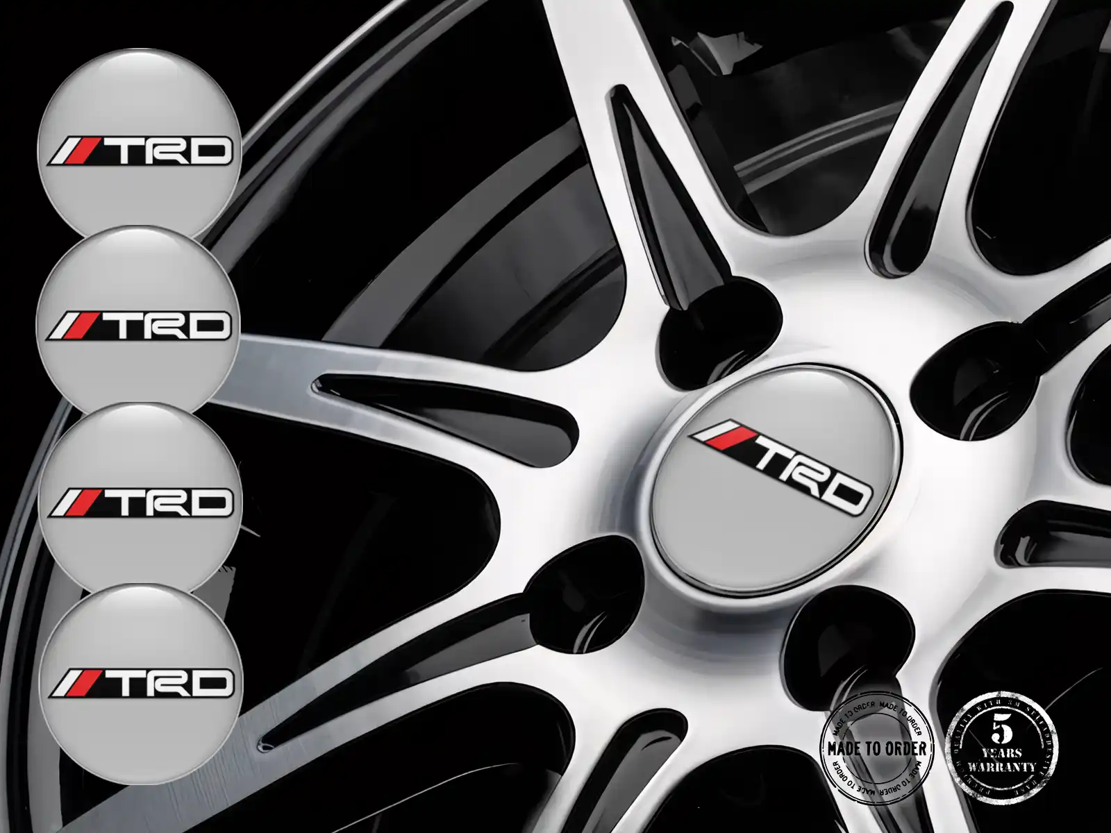 Toyota TRD Pegatinas Bombadas Precisión Nexus Interestelar